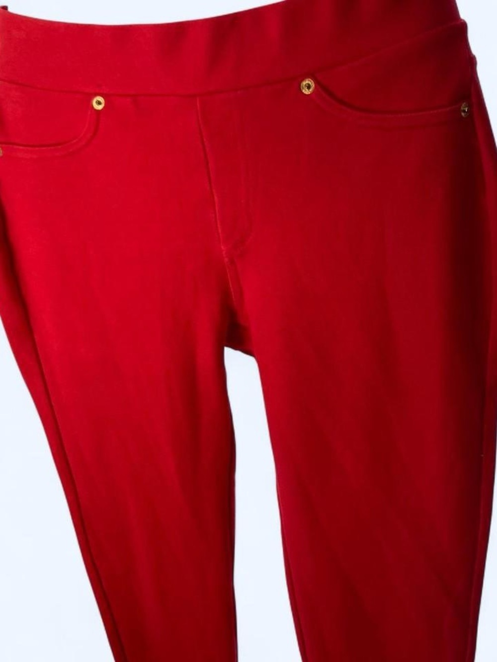 Michael Kors red skinny trousers S